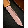 Нож складной MicroTech MCT12111APTA Ultratech, Apocalyptic Part Serrated Blade, Tan Handle