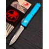 Нож складной MicroTech MCT12111APTQ Ultratech, Apocalyptic Part Serrated Blade, Turquoise Handle