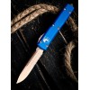 Нож складной MicroTech MCT12111BL Ultratech, PartSerrated StoneWash Blade, Blue Handle Нож складной MicroTech MCT12111BL Ultratech, PartSerrated StoneWash Blade, Blue Handle