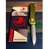 Нож складной MicroTech MCT12111OD Ultratech, Stonewash PartSerrated Blade, OD Green Handle Нож складной MicroTech MCT12111OD Ultratech, Stonewash PartSerrated Blade, OD Green Handle
