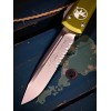 Нож складной MicroTech MCT12111OD Ultratech, Stonewash PartSerrated Blade, OD Green Handle Нож складной MicroTech MCT12111OD Ultratech, Stonewash PartSerrated Blade, OD Green Handle