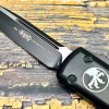 Нож складной MicroTech MCT1211T Ultratech, M390 Black Blade, Black Aluminium Handle