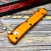 Нож складной MicroTech MCT1212OR Ultratech, M390 PartSerrated Black Blade, Orange Handle