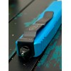 Нож складной MicroTech MCT1212TQ Ultratech, Black Part Serrated Blade, Turquoise Handle