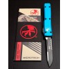 Нож складной MicroTech MCT1212TQ Ultratech, Black Part Serrated Blade, Turquoise Handle
