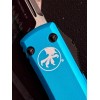 Нож складной MicroTech MCT1212TQ Ultratech, Black Part Serrated Blade, Turquoise Handle