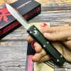 Нож складной MicroTech MCT1215 Ultratech, M390 PartSerrated Blade, Black Aluminium Handle