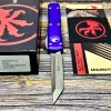 Нож складной MicroTech MCT12310PU Ultratech, M390 Tanto StoneWashed Blade, Purple Aluminium Handle