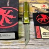 Нож складной MicroTech MCT12311DOD Ultratech, Part Serrated Blade, Distressed OD Green Handle