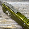 Нож складной MicroTech MCT12311DOD Ultratech, Part Serrated Blade, Distressed OD Green Handle