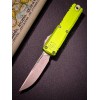 Нож складной MicroTech MCT1231410APNG UTX-85 Gen IV, Apocalyptic Blade, Neon Green Handle