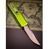 Нож складной MicroTech MCT1231410APNG UTX-85 Gen IV, Apocalyptic Blade, Neon Green Handle