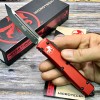 Нож складной MicroTech MCT1231RD Ultratech, Tanto M390 Blade, Red Handle