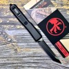 Нож складной MicroTech MCT1233T Ultratech, M390 Black Serrated Blade, Black Handle