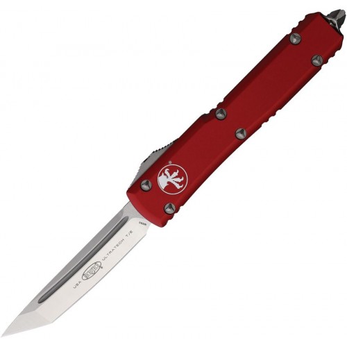 Нож складной MicroTech MCT1234RD Ultratech, Tanto M390 Blade, Red Handle