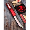 Нож складной MicroTech MCT1235RD Ultratech, Part Serrated Blade, Red Handle