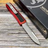 Нож складной MicroTech MCT12410APRDS Daytona, Apocalyptic Blade, Red Handle