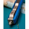 Нож складной MicroTech MCT12410BLS Daytona, StoneWash Blade, Blue Handle