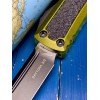 Нож складной MicroTech MCT12410ODS Daytona, Black Blade, OD Green Handle: