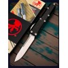 Нож складной MicroTech MCT12410S Daytona, StoneWash Blade, Black Handle