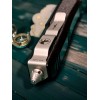 Нож складной MicroTech MCT12410S Daytona, StoneWash Blade, Black Handle