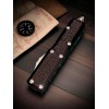 Нож складной MicroTech MCT12410S Daytona, StoneWash Blade, Black Handle