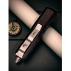 Нож складной MicroTech MCT12410S Daytona, StoneWash Blade, Black Handle