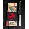 Нож складной MicroTech MCT12410S Daytona, StoneWash Blade, Black Handle