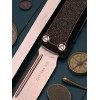 Нож складной MicroTech MCT12410S Daytona, StoneWash Blade, Black Handle