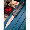 Нож складной MicroTech MCT124110 Cypher II, StoneWash Blade, Black Handle Нож складной MicroTech MCT124110 Cypher II, StoneWash Blade, Black Handle