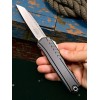 Нож складной MicroTech MCT124110 Cypher II, StoneWash Blade, Black Handle Нож складной MicroTech MCT124110 Cypher II, StoneWash Blade, Black Handle
