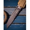 Нож складной MicroTech MCT12412OD Cypher II, Part Serrated Black Blade, OD Green Handle Нож складной MicroTech MCT12412OD Cypher II, Part Serrated Black Blade, OD Green Handle