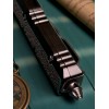 Нож складной MicroTech MCT1242TS Daytona, Black Part Serrated Blade, Black Handle