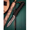 Нож складной MicroTech MCT1242TS Daytona, Black Part Serrated Blade, Black Handle