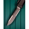 Нож складной MicroTech MCT1242TS Daytona, Black Part Serrated Blade, Black Handle