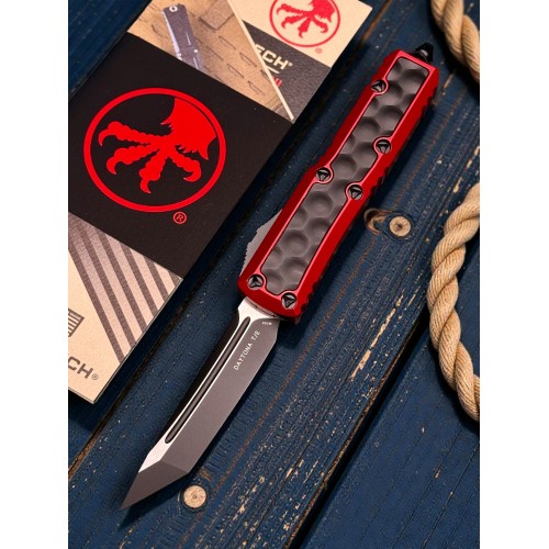 Нож складной MicroTech MCT1271RDBIS Daytona, Black Blade, Red Bubble Inlay Handle, Signature Series Нож складной MicroTech MCT1271RDBIS Daytona, Black Blade, Red Bubble Inlay Handle, Signature Series