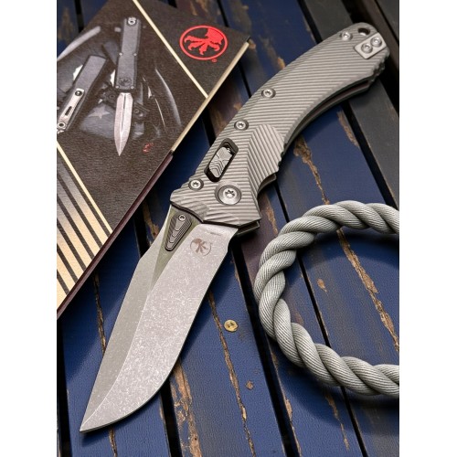 Нож складной MicroTech MCT137RL10APFLNC Amphibian Ram-Lok, Apocalyptic Blade, Fluted Natural Clear Handle Нож складной MicroTech MCT137RL10APFLNC Amphibian Ram-Lok, Apocalyptic Blade, Fluted Natural Clear Handle