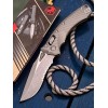 Нож складной MicroTech MCT137RL11APFLNC Amphibian Ram-Lok, Part Serrated Apocalyptic Blade, Fluted Natural Clear