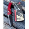 Нож склданой MicroTech MCT137RL1FLRD Amphibian, DLC Blade, Red Aluminium Handle