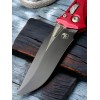 Нож склданой MicroTech MCT137RL1FLRD Amphibian, DLC Blade, Red Aluminium Handle