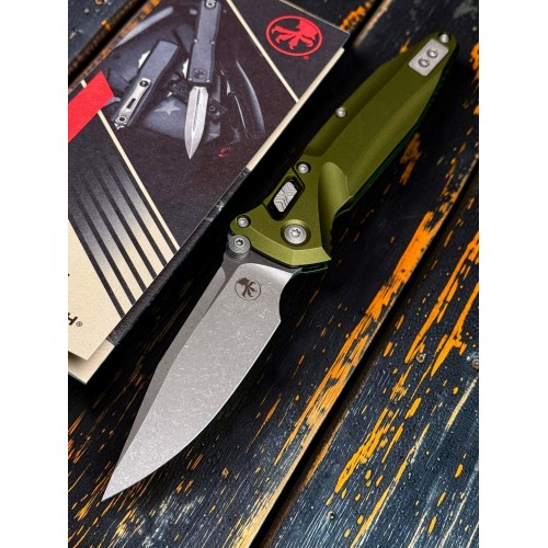 Нож складной MicroTech MCT159RL10APOD Socom Delta Ram-Lok, Apocalyptic Blade, OD Green Handle