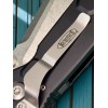 Нож складной MicroTech MCT16010 Socom Elite, StoneWash Blade, Black Handle
