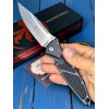 Нож складной MicroTech MCT16010 Socom Elite, StoneWash Blade, Black Handle