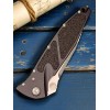 Нож складной MicroTech MCT16010 Socom Elite, StoneWash Blade, Black Handle