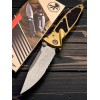 Нож складной MicroTech MCT16011APTA Socom Elite, Apocalyptic Part Serrated Blade, Tan Handle