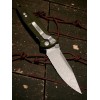 Нож складной MicroTech MCT16011APWL Socom Elite, Apocalyptic Part Serrated Blade, Woodlands Green Handle