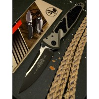 Нож складной MicroTech MCT1601NC Socom Elite, Black Blade, Natural Clear Handle