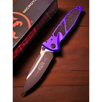 Нож складной MicroTech MCT1601PU Socom Elite, Black Blade, Purple Handle Нож складной MicroTech MCT1601PU Socom Elite, Black Blade, Purple Handle