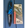 Нож складной MicroTech MCT1602BL Socom Elite, Part Serrated Black Blade, Blue Handle