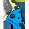Нож складной MicroTech MCT1602BL Socom Elite, Part Serrated Black Blade, Blue Handle